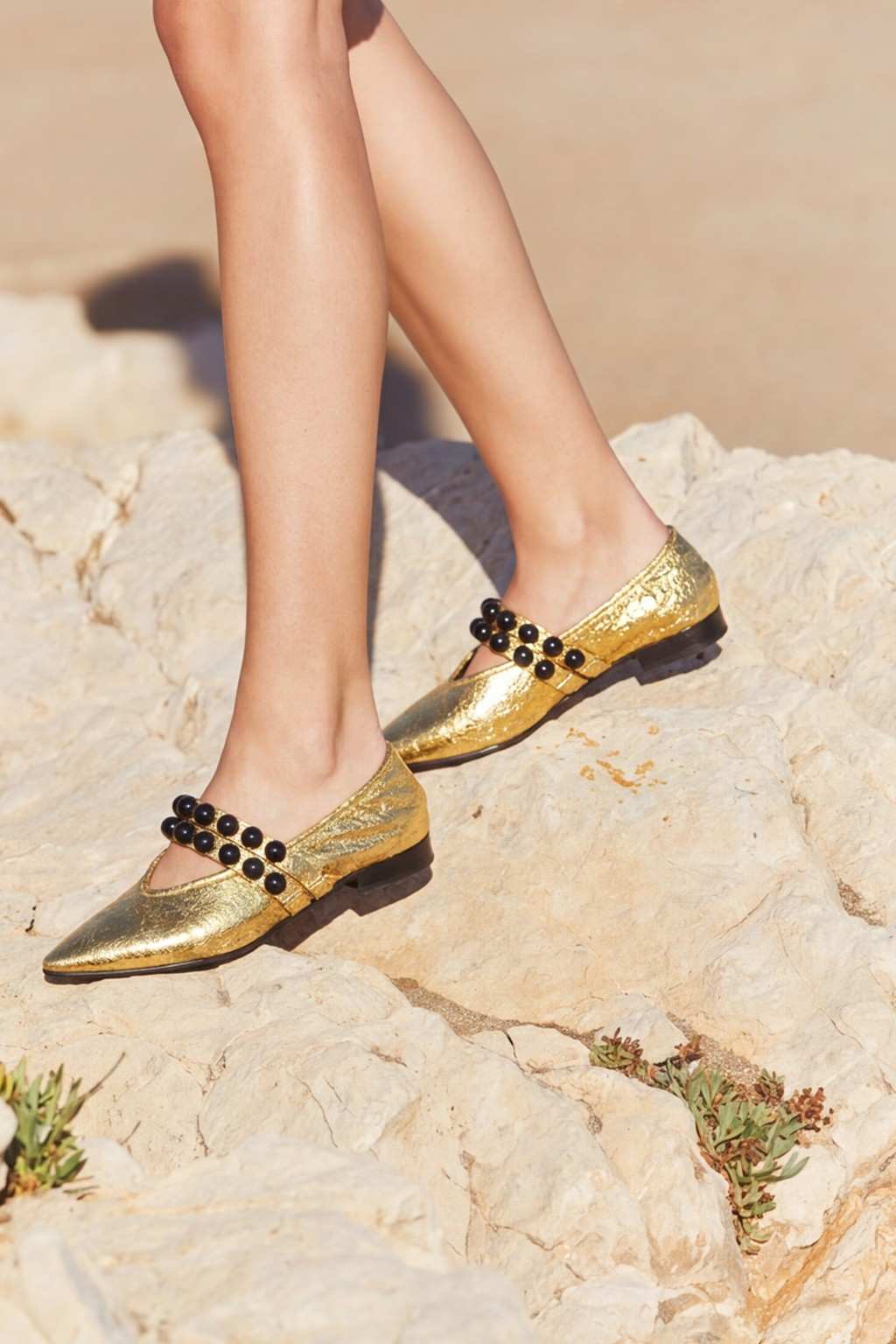 Gioiello Mary Jane, Gold — 07 on the foot
