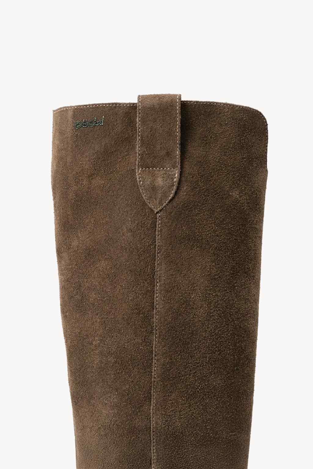 Azarelle – Tall Dress Boots, Grey — 02 close-up