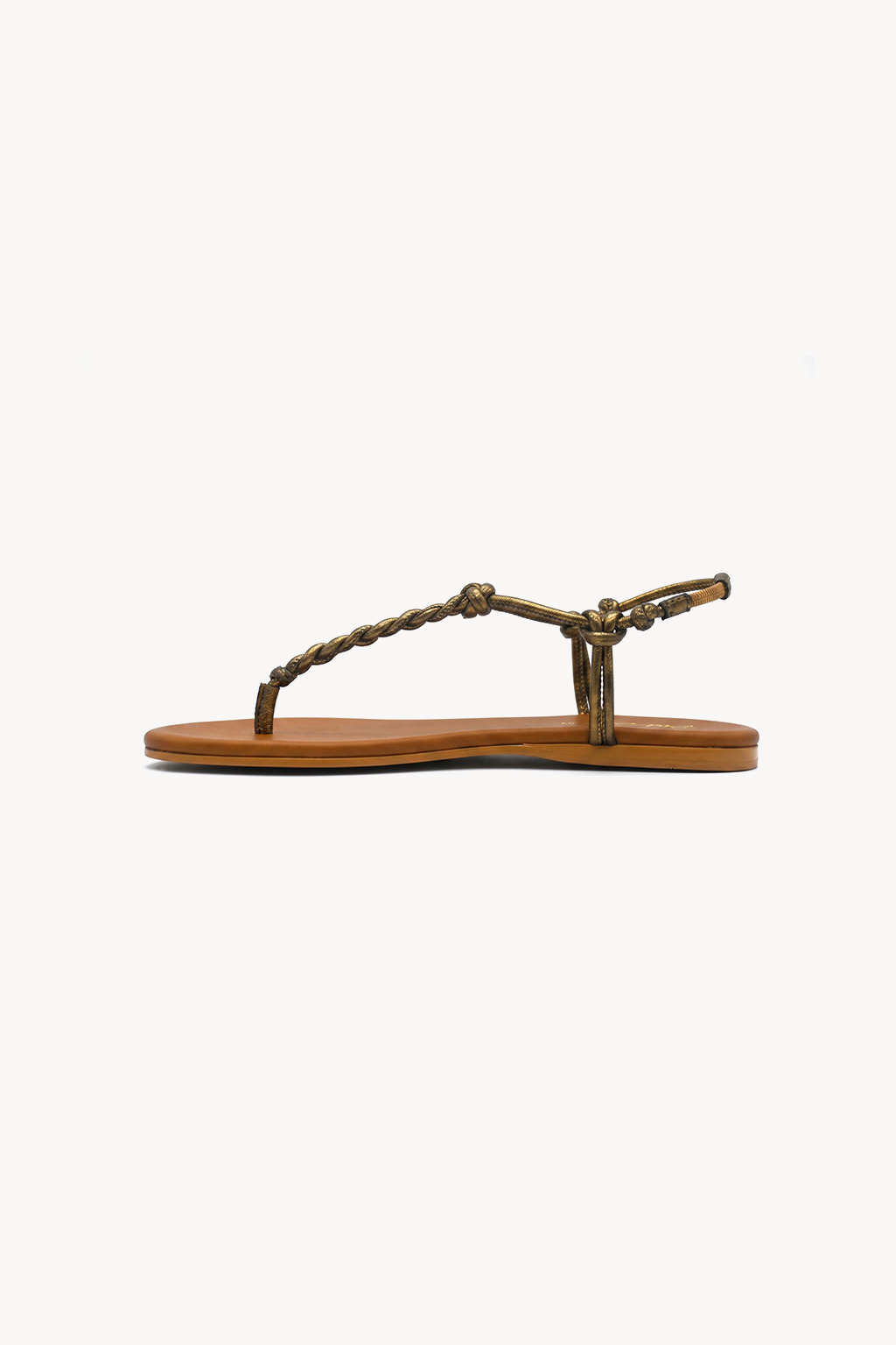 Azahara T-Strap Sandal, Bronze — 04 side profile 2