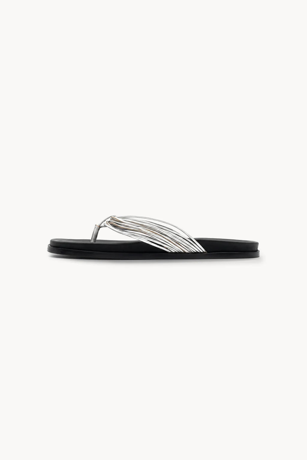 Solara Trenzada Sandal, Silver — 04 side profile 2