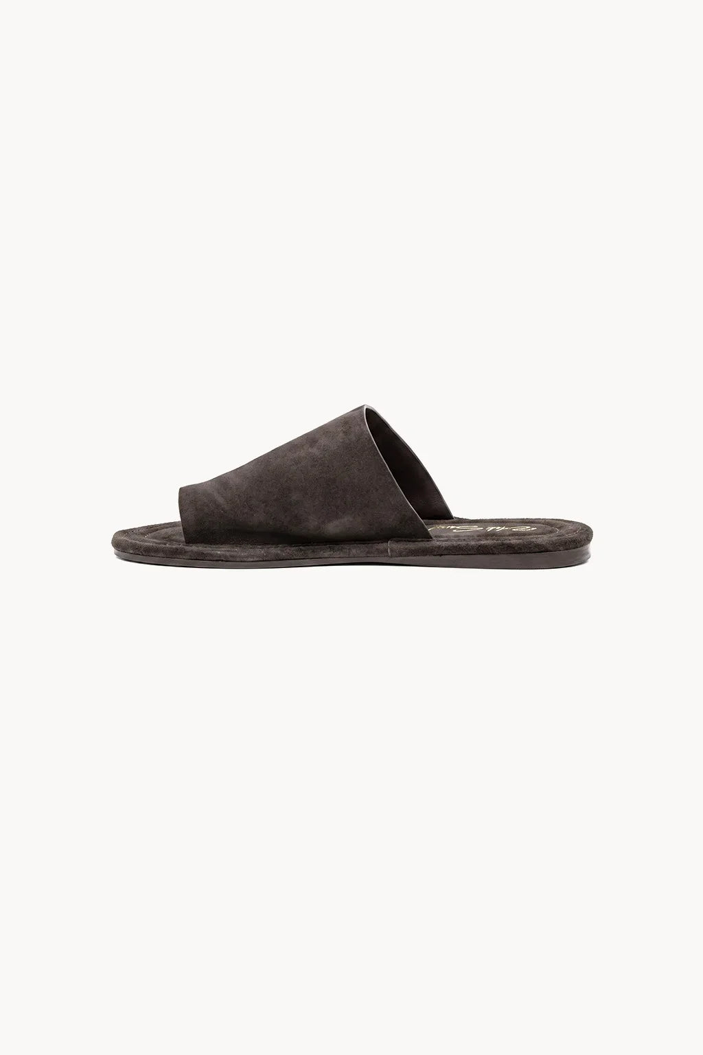 Zuri Flat Slide, Dark Brown — 04 side profile 2