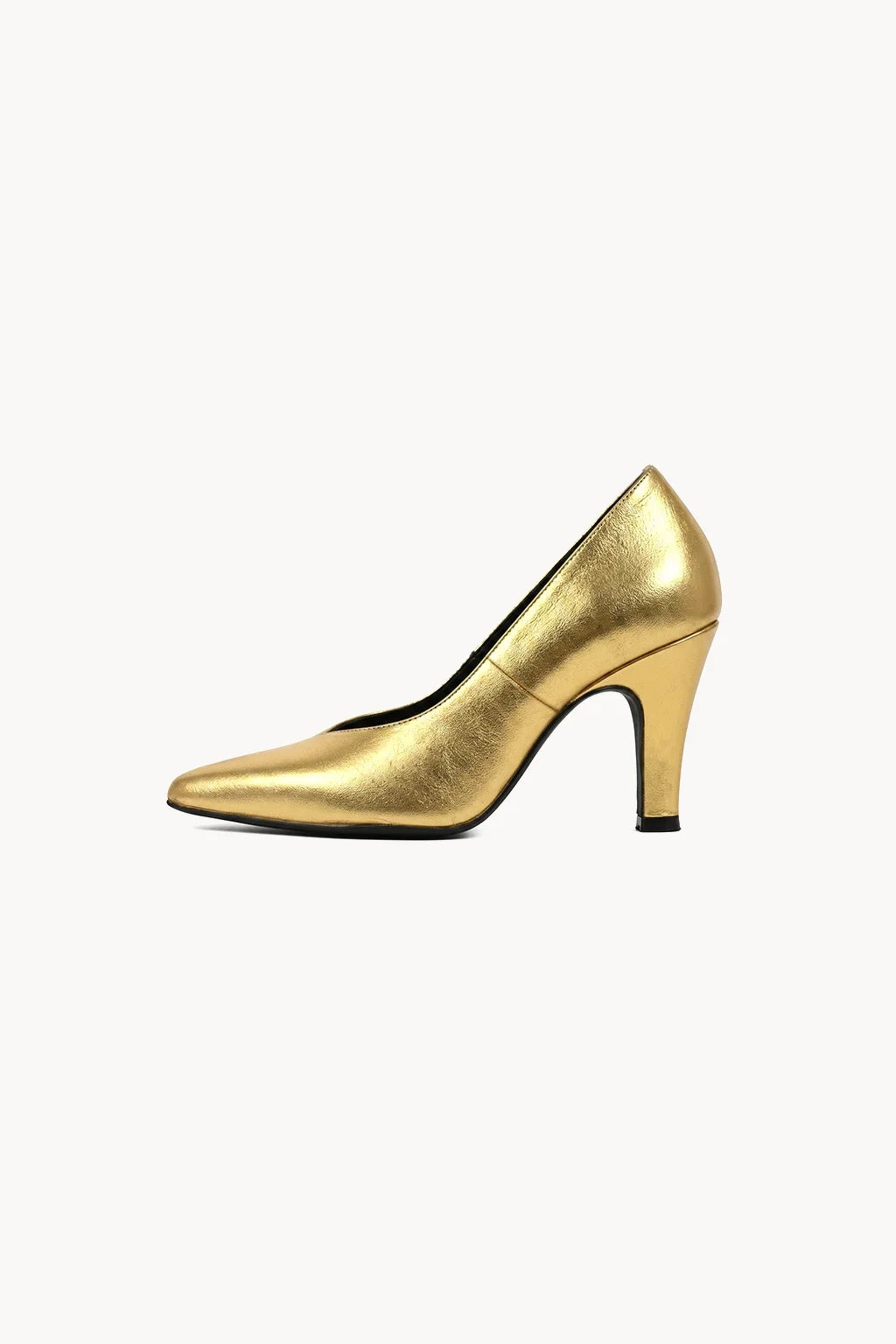 Sevilla Salon Pump, Gold — 04 side profile 2