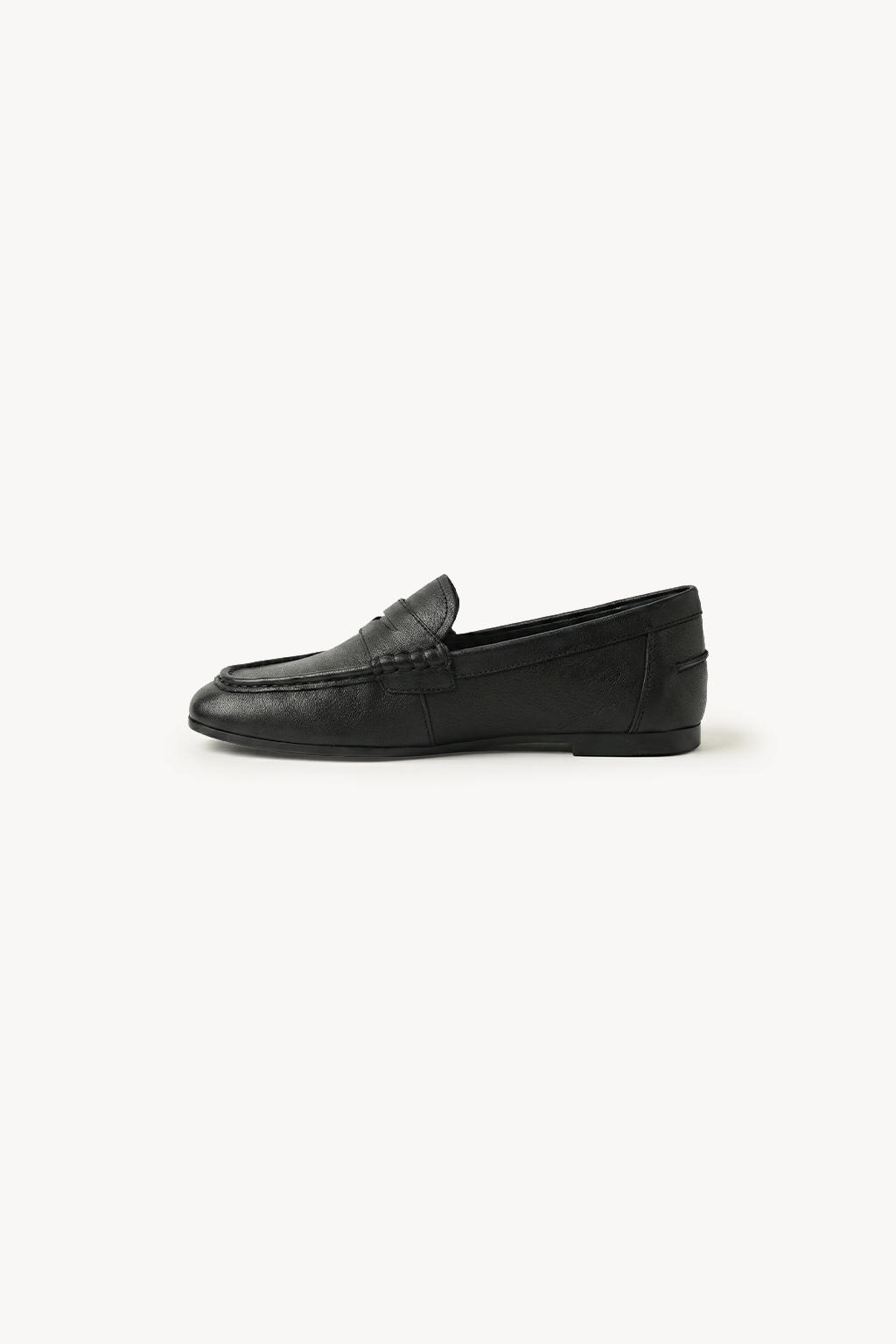 Kairo – Modern Loafers Shoes, Black — 02 side profile 2
