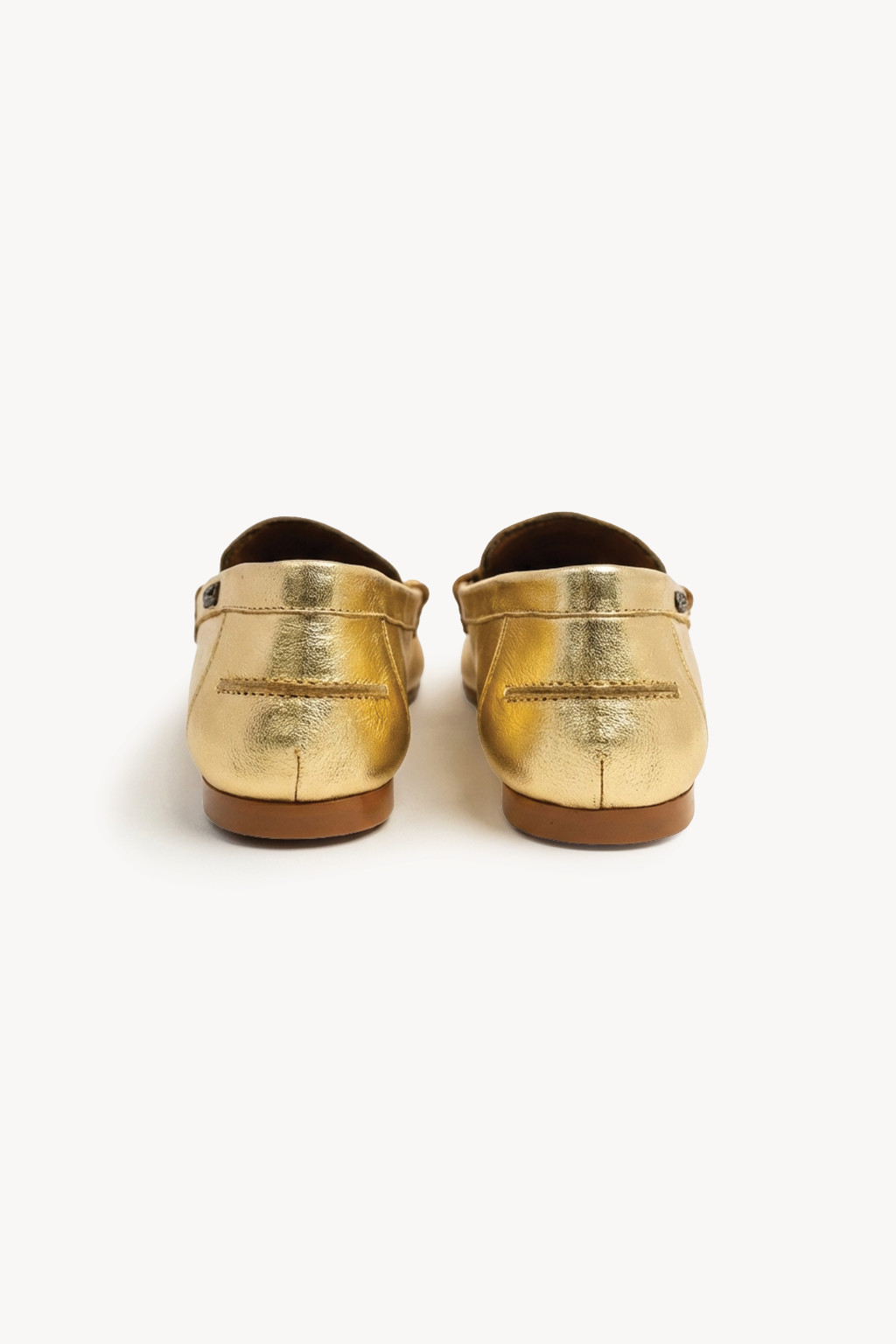 Kairo – Modern Loafers Shoes, Gold — 05 back