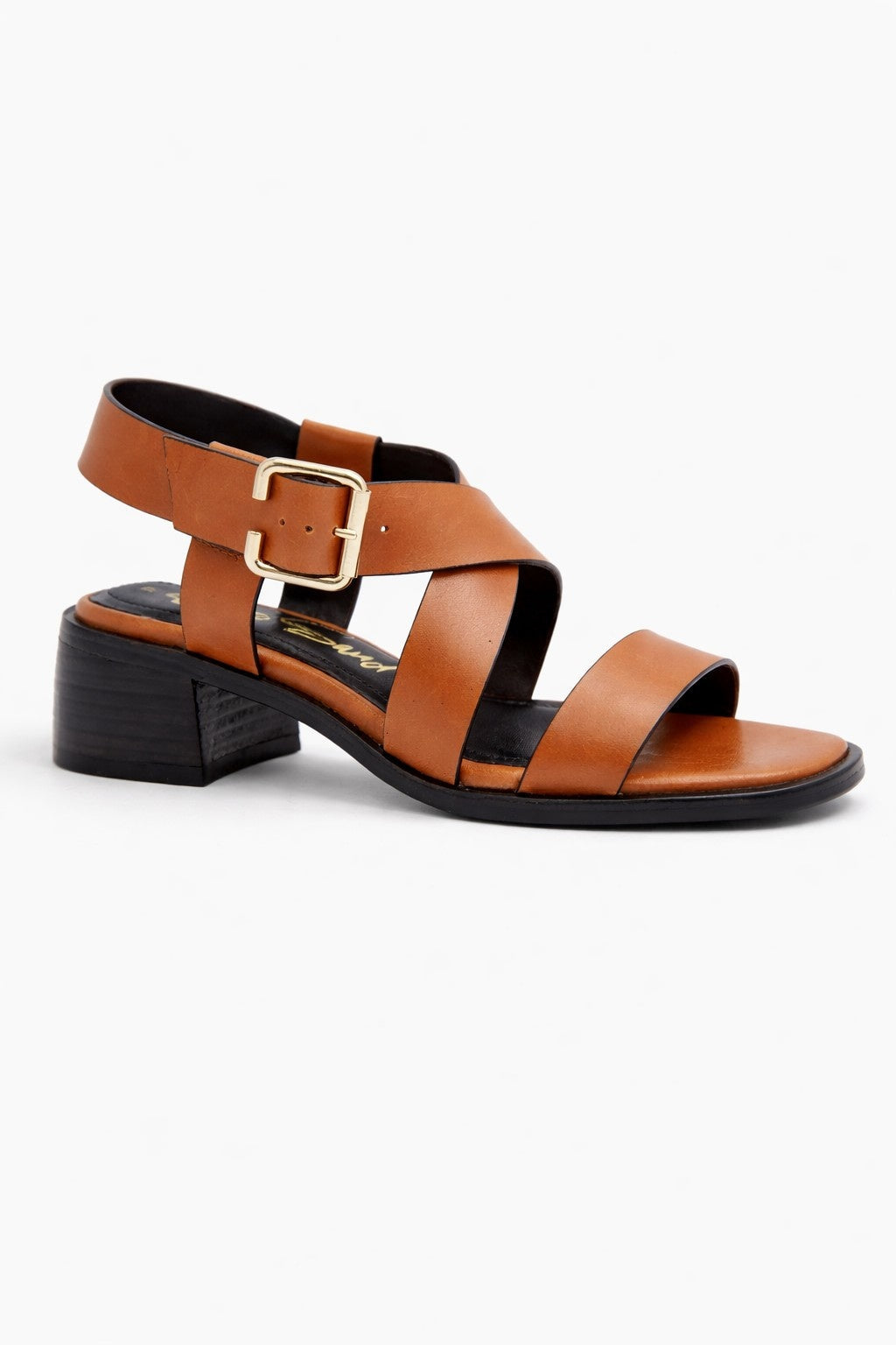 Milano- Strata Sandals, Tan — 01 side profile
