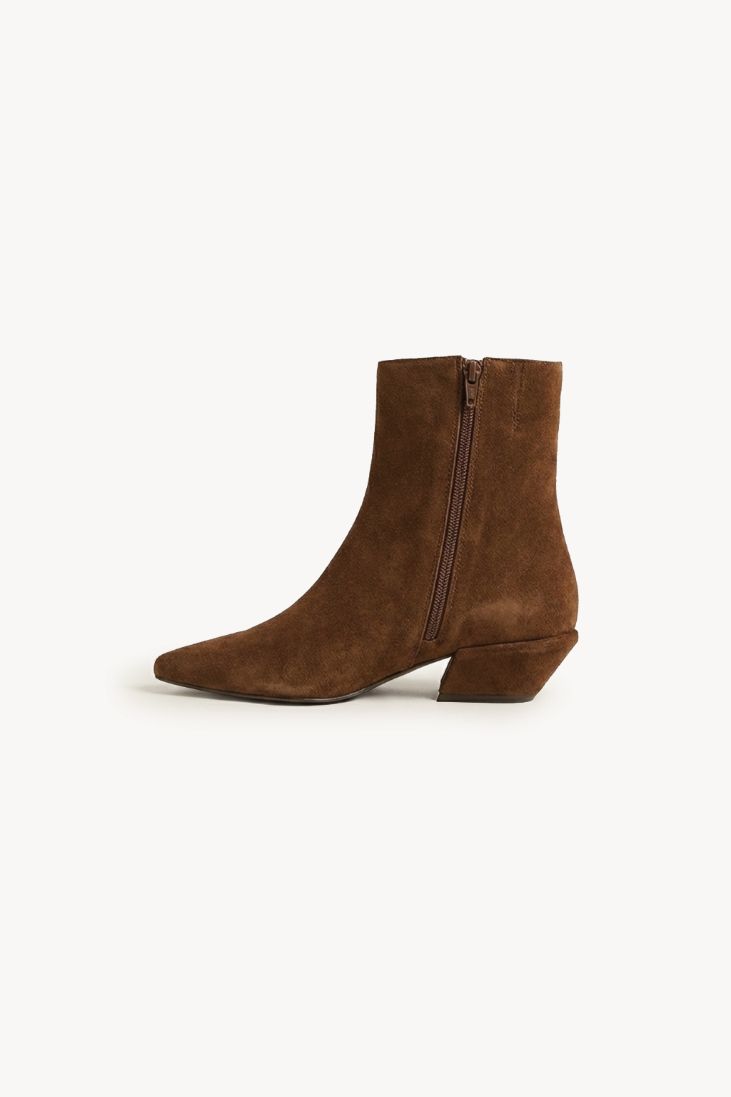 NoirAvenue – Ankle Boots, Chestnut — 04 side profile 2