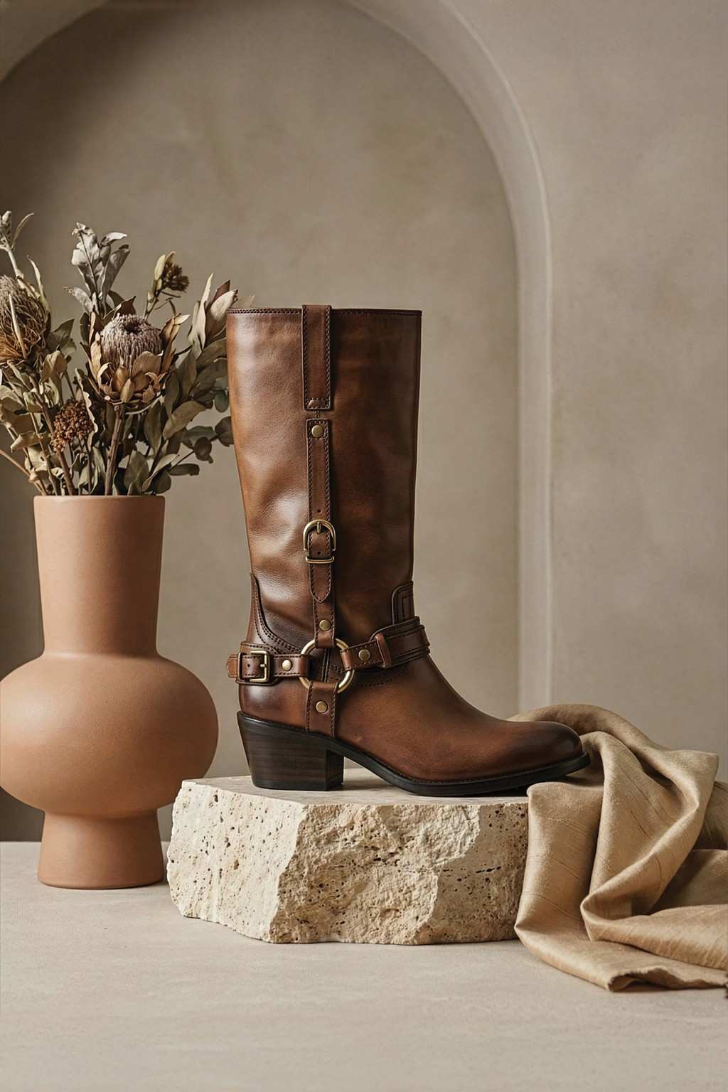 NoirBuckler – Boots, Tan — 08 styled