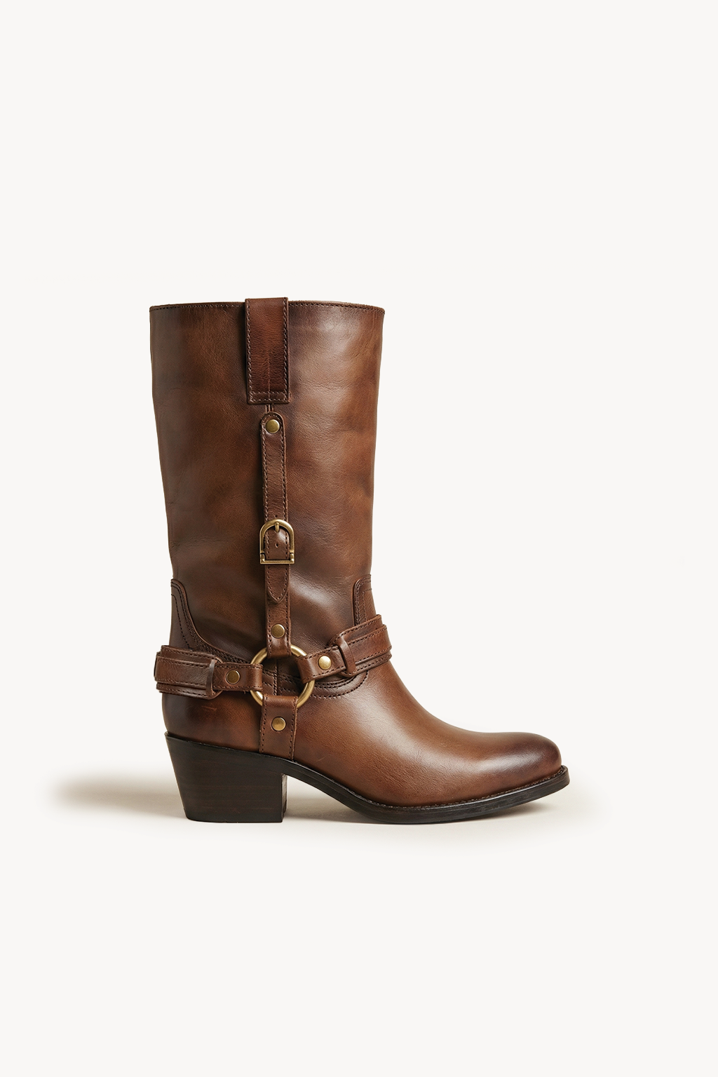NoirBuckler – Boots, Tan — 03 side profile