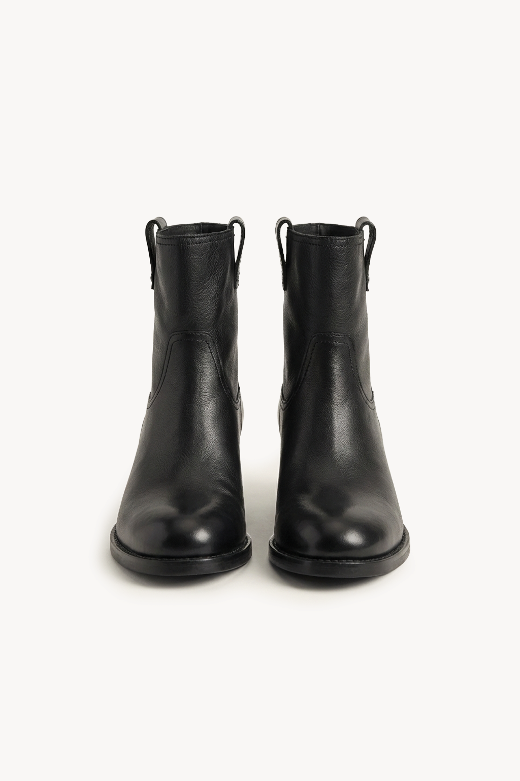 Orvyn-Sculpted Everyday Ankle Boots, Black — 01 pair