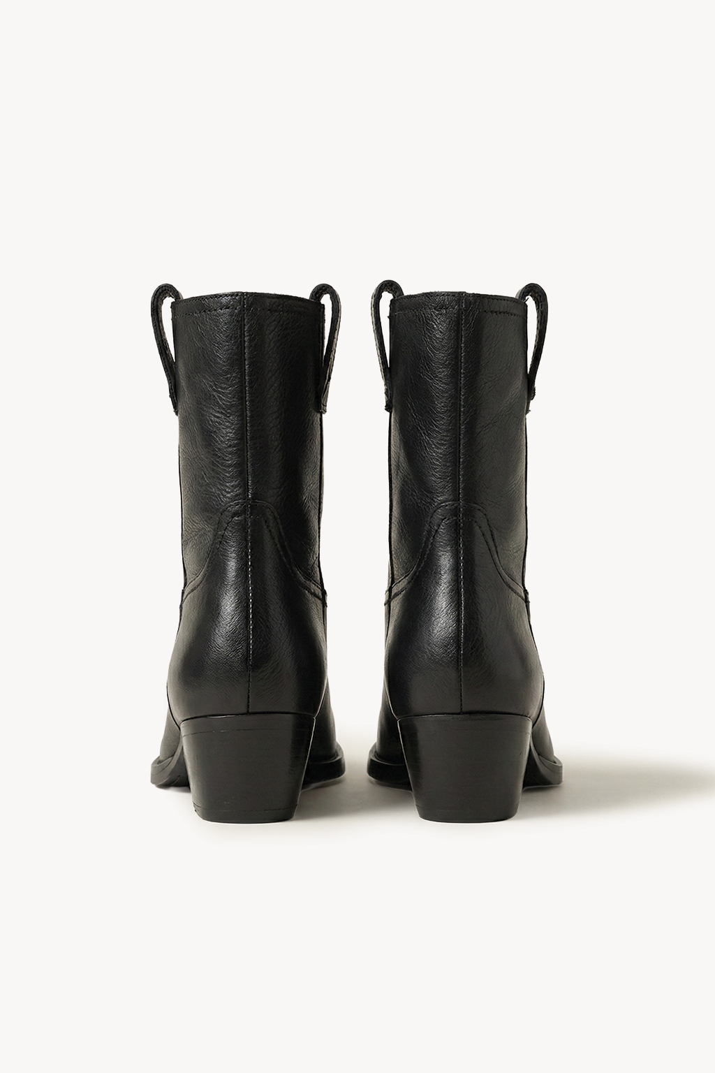 Orvyn-Sculpted Everyday Ankle Boots, Black — 05 back