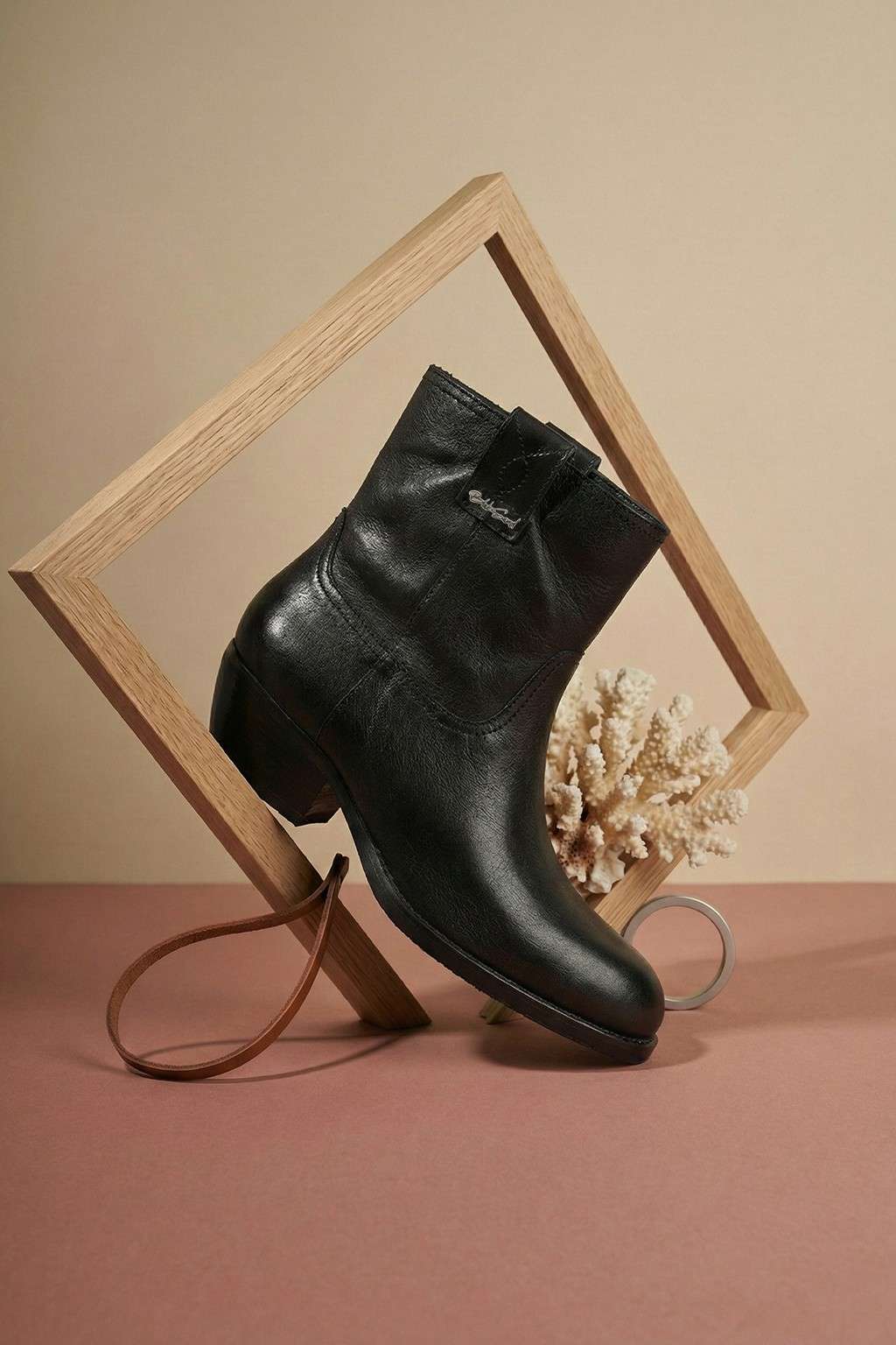 Orvyn-Sculpted Everyday Ankle Boots, Black — 08 styled