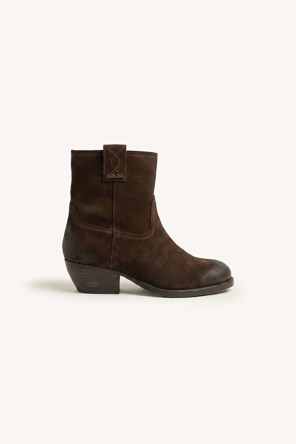 Orvyn-Sculpted Everyday Ankle Boots, Chocolate — 03 side profile