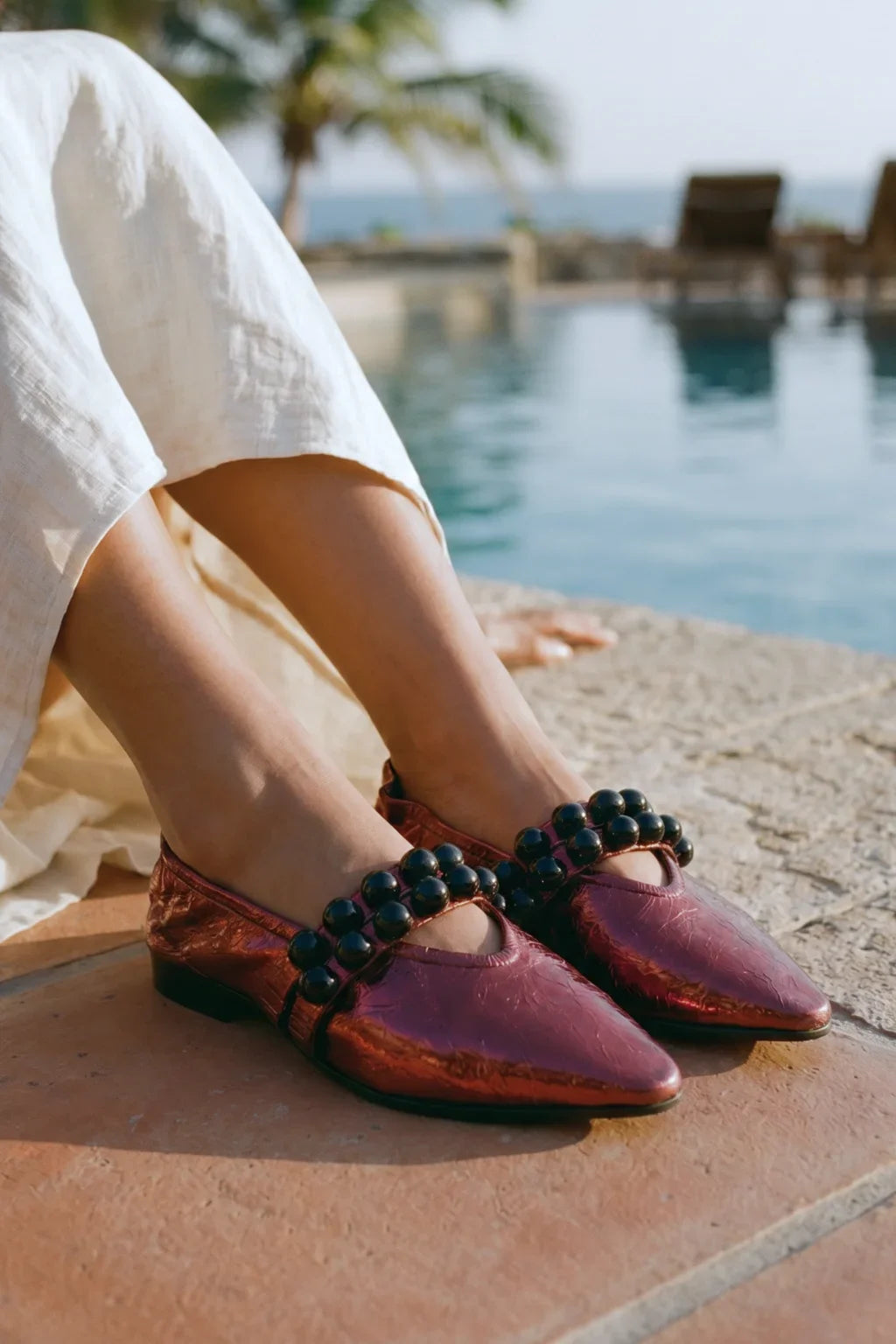 Gioiello Mary Jane, Plum — 06 on the foot