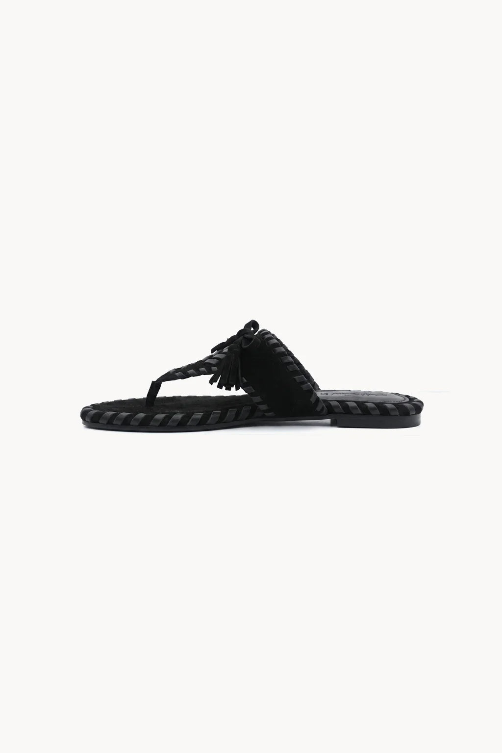 Marbella Trenzado Sandal, Black — 04 side profile 2