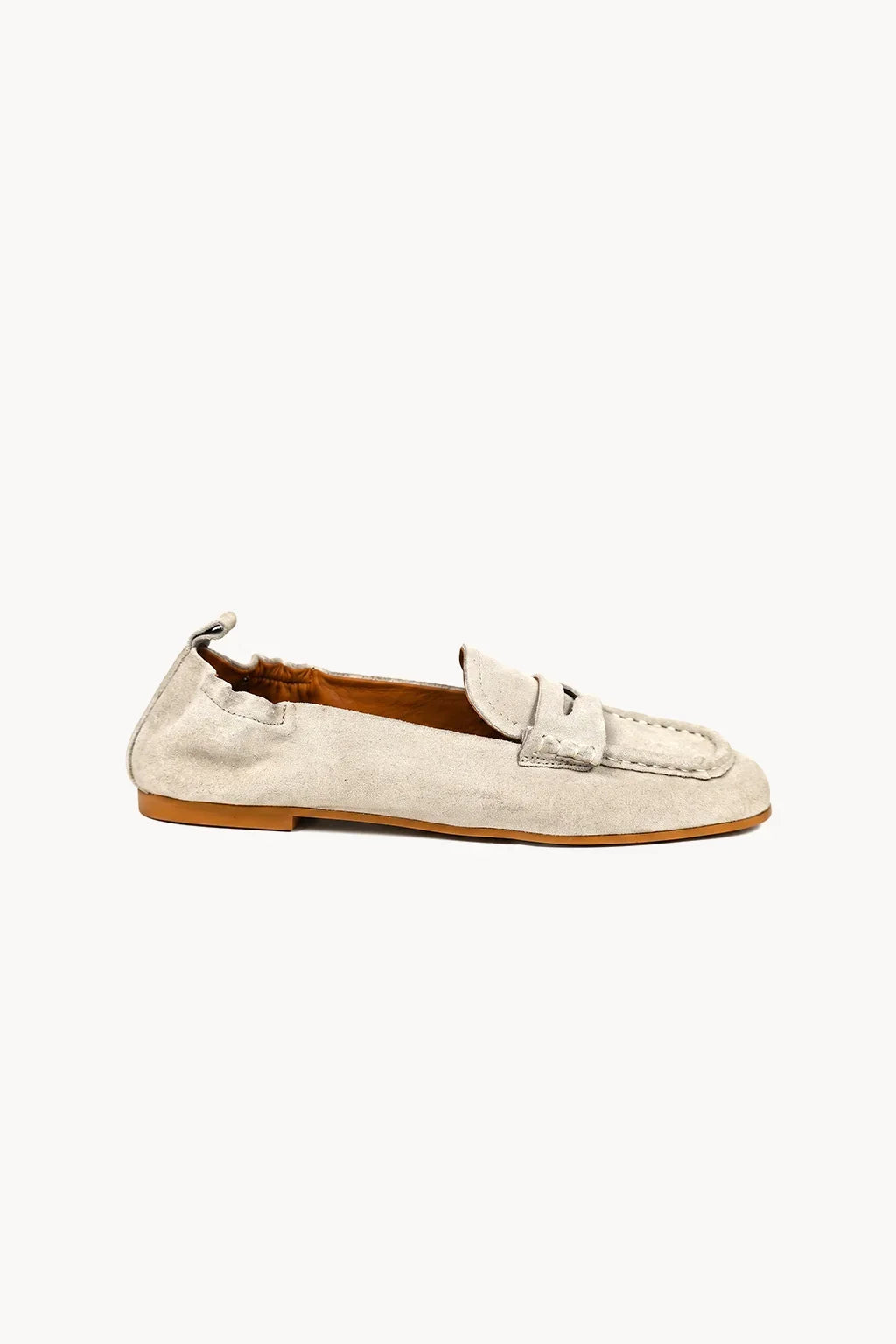 Elizaveta Moccassin, White — 03 side profile