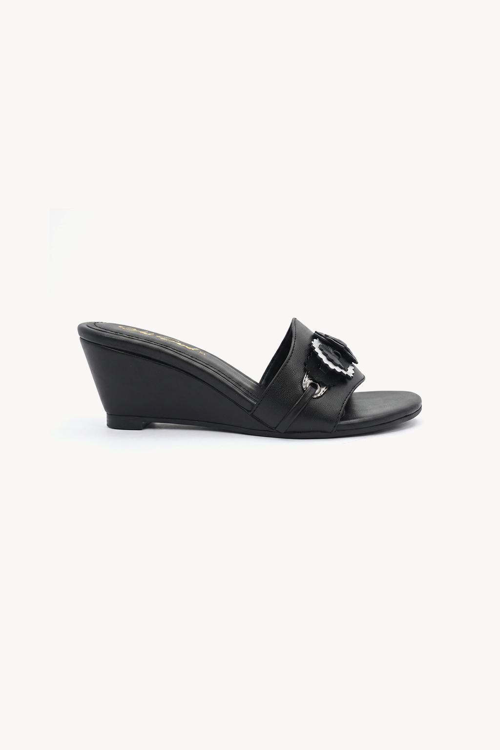 Carlota Crystal Wedge, Black — 03 side profile
