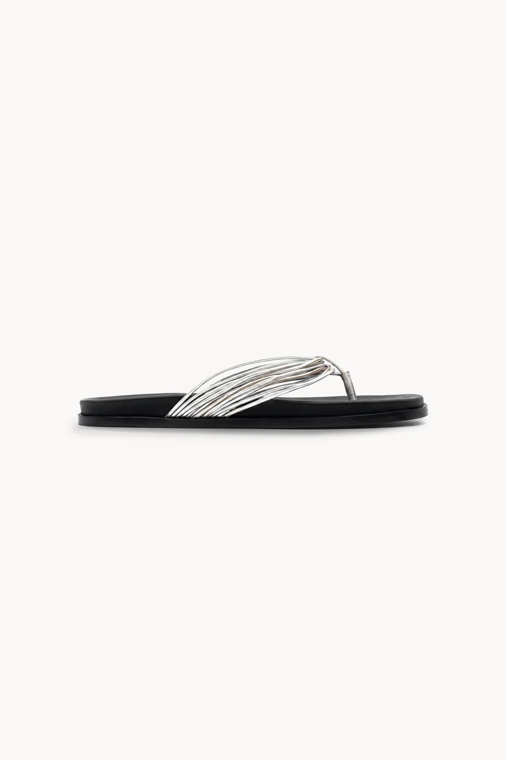 Solara Trenzada Sandal, Silver — 03 side profile