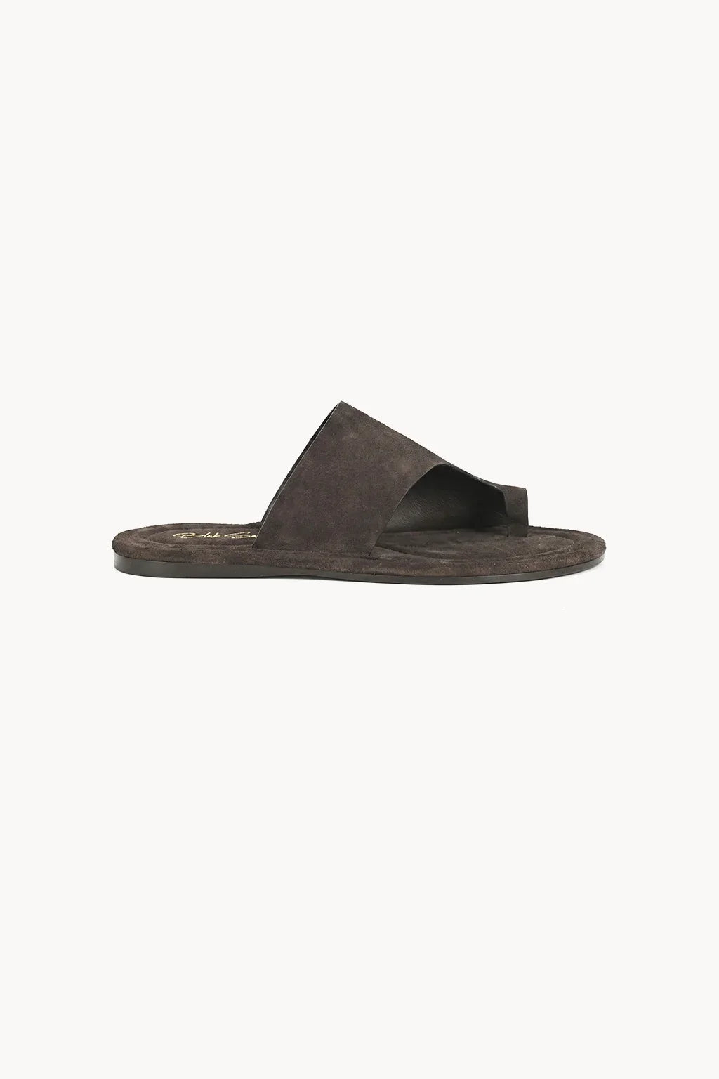 Zuri Flat Slide, Dark Brown — 03 side profile