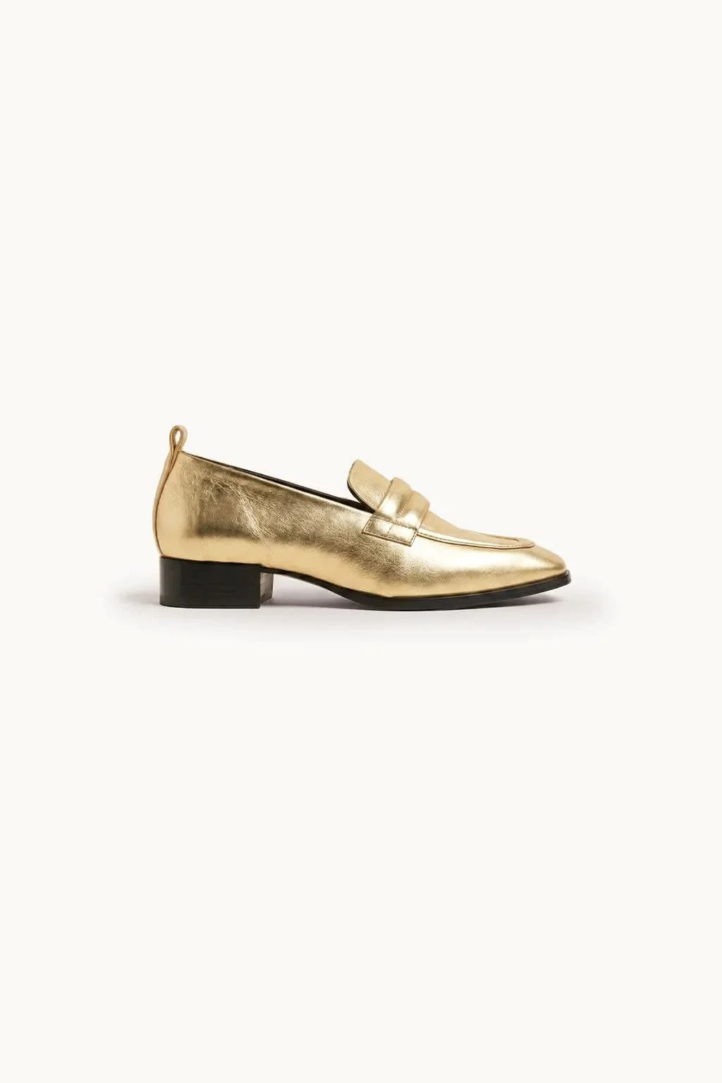 Sera Loafer, Gold — 01 side profile
