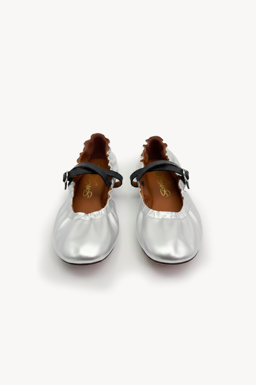 Buckla Mary Jane, Silver — 04 three-quarter