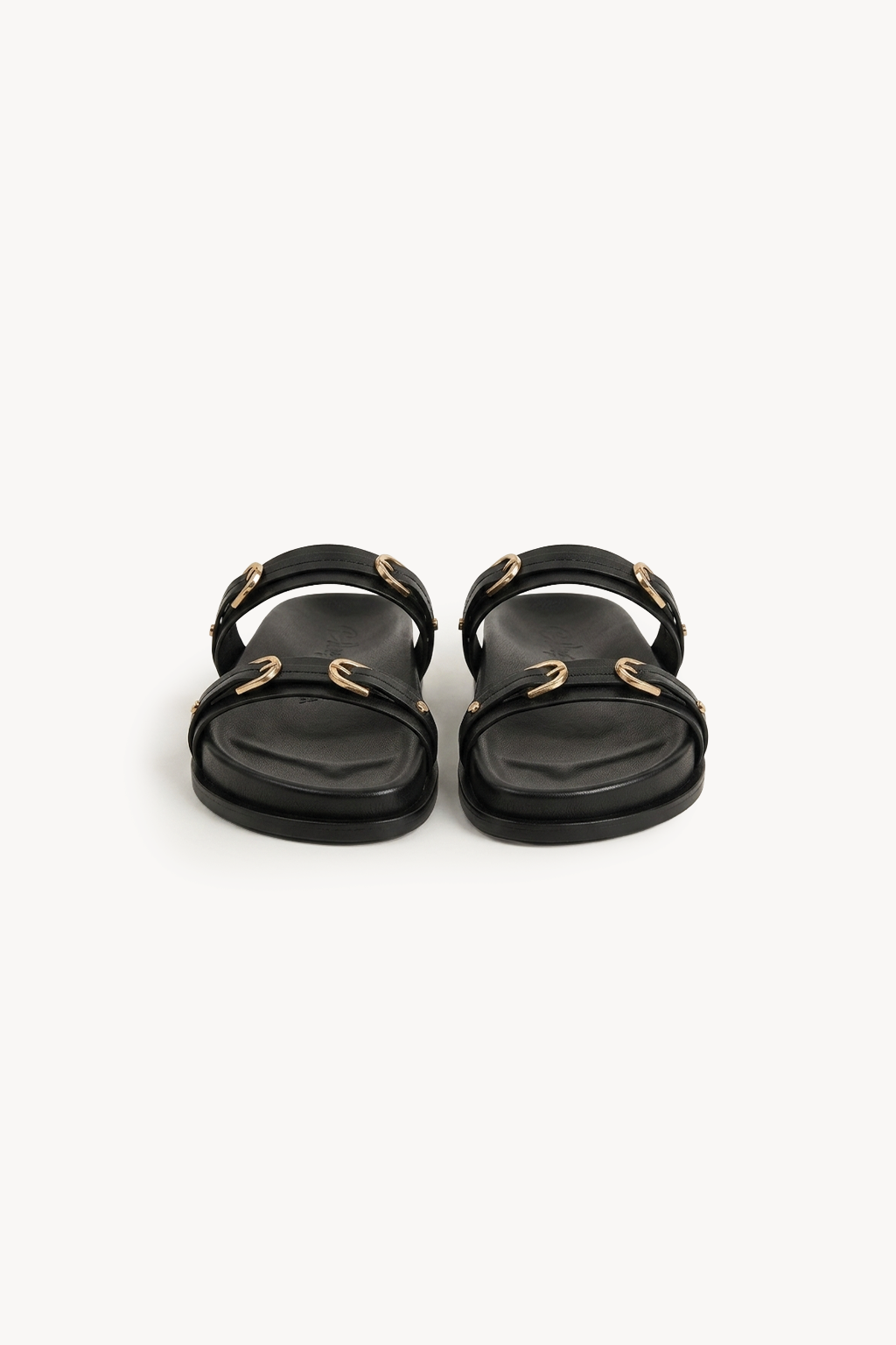 Glint – Slide Comfort Sandals, Black — 04 three-quarter