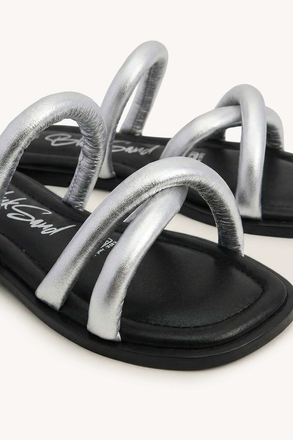Solea – Comfort Footbed Sandals, Silver — 03 close-up