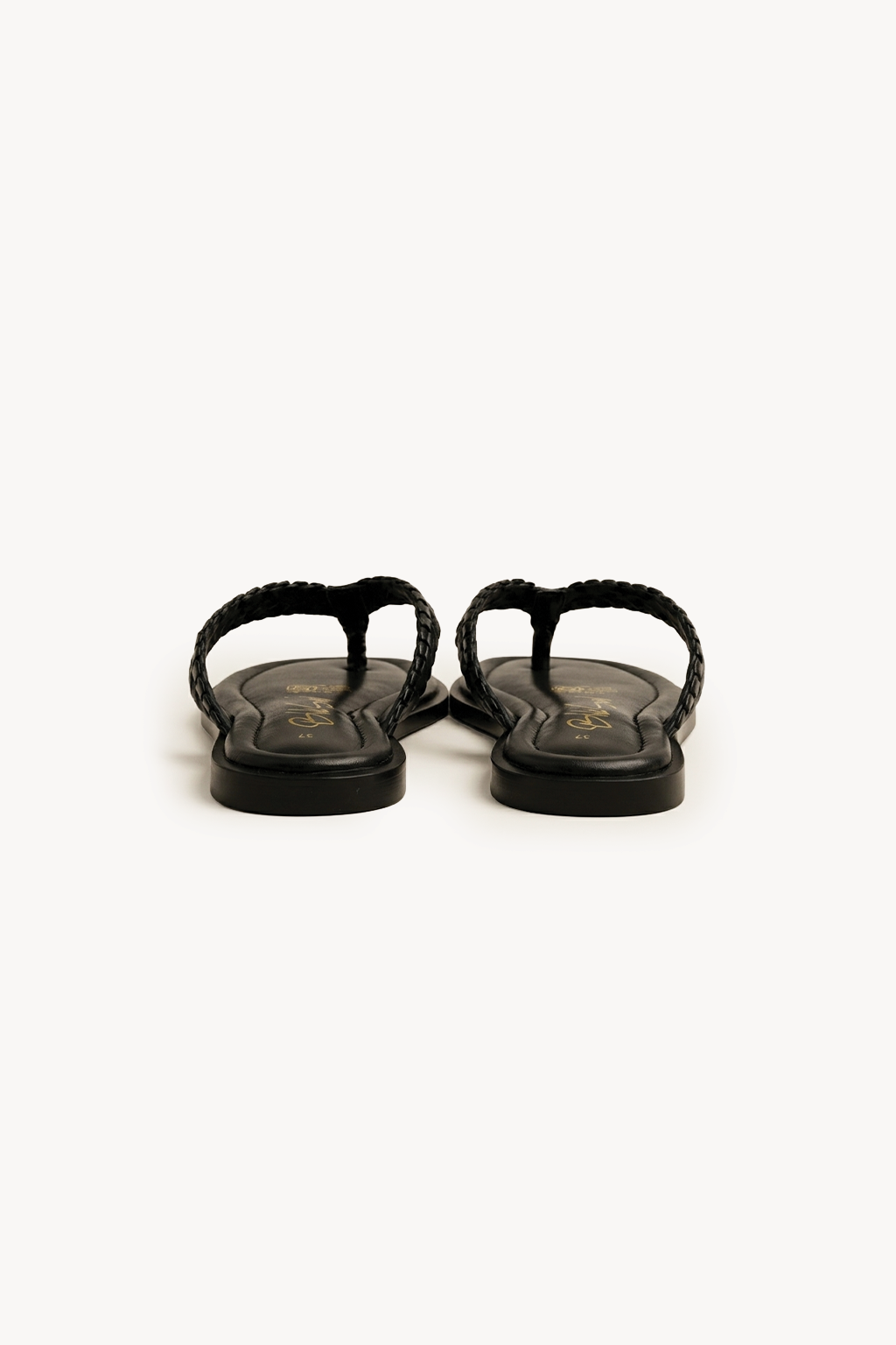 Intreccio Nero Sandalo, Black — 05 back