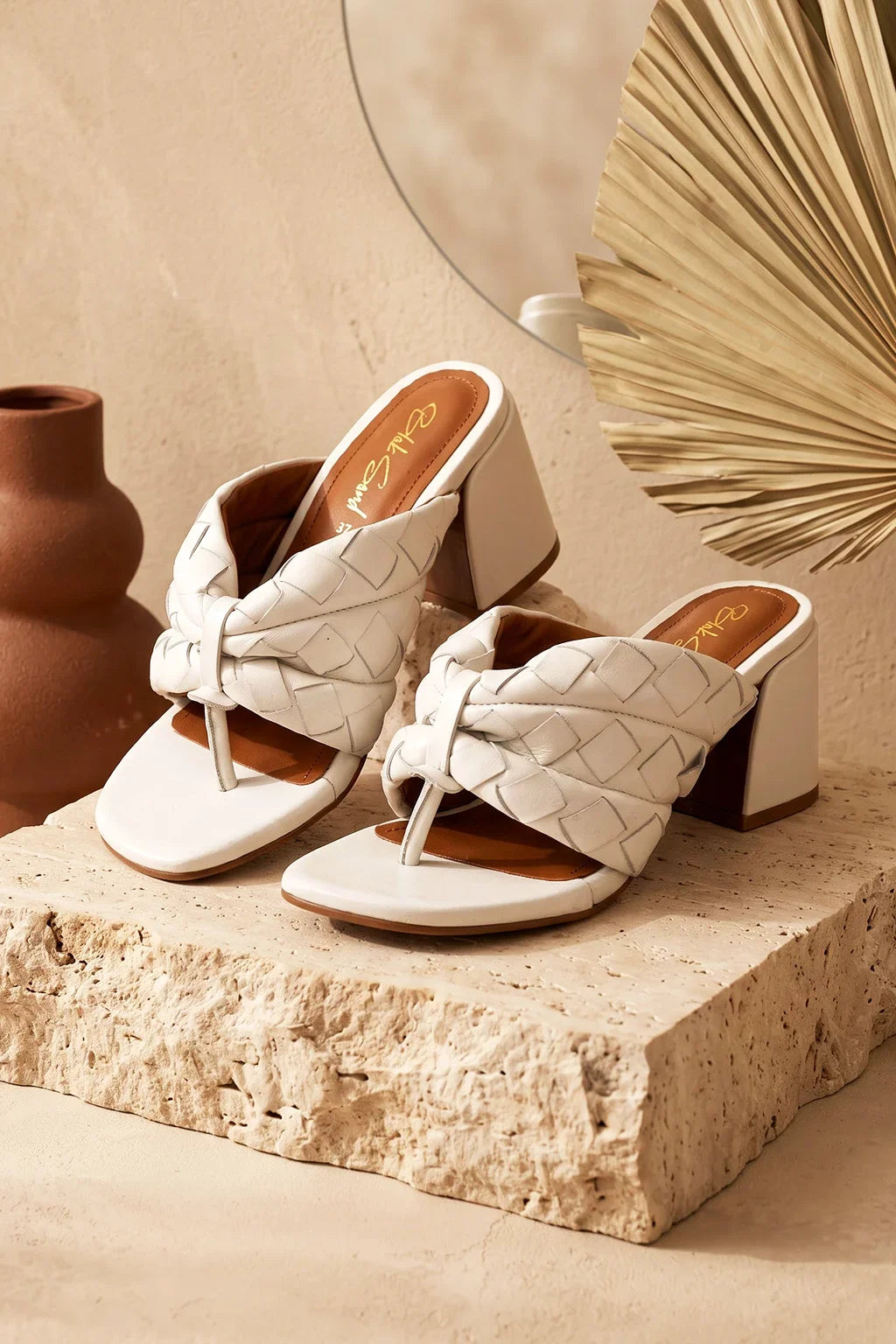 Senora Atelier Sandal, White — 08 styled