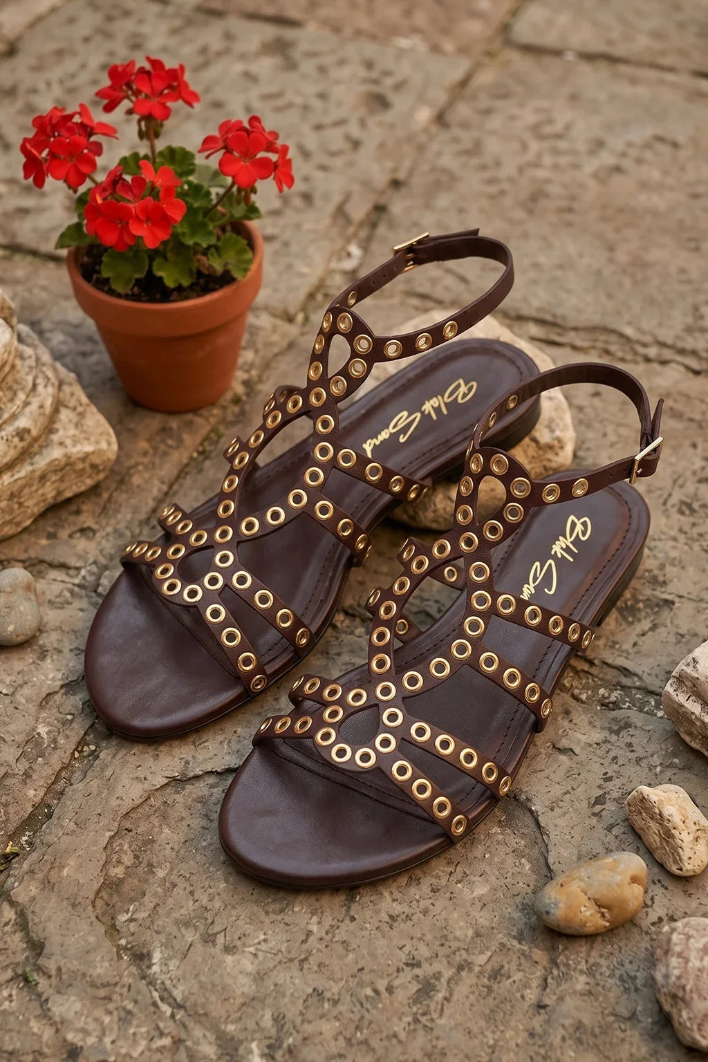 Sandalia Solana, Dark Brown — 08 styled