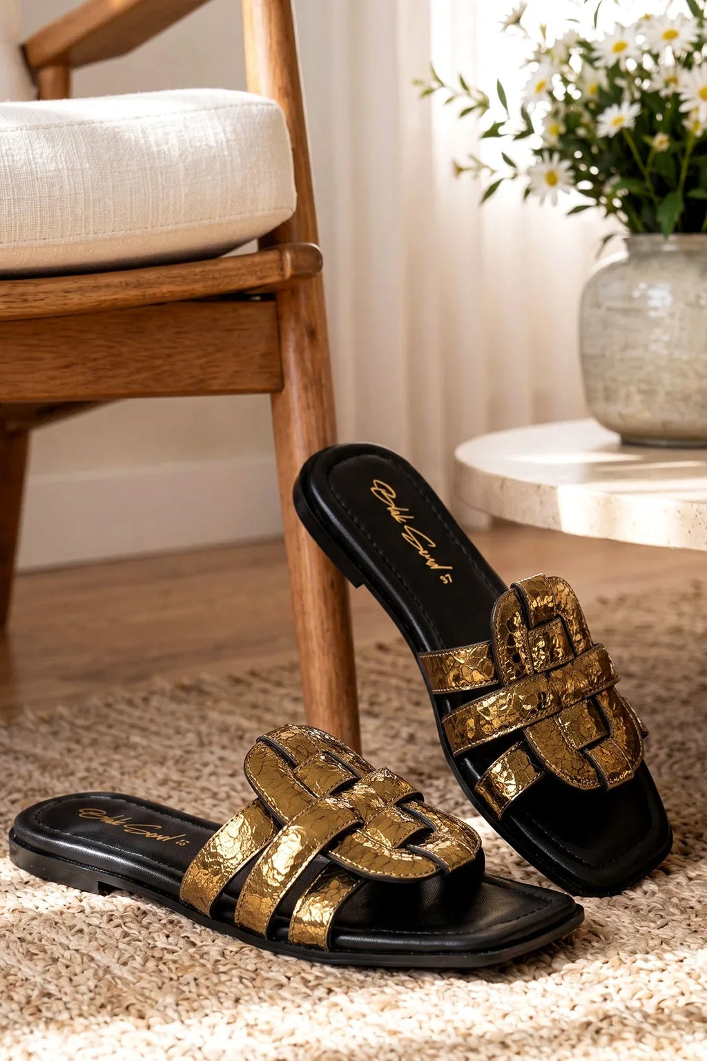 Sandalia Brisa Gold, Platinum Gold — 08 styled