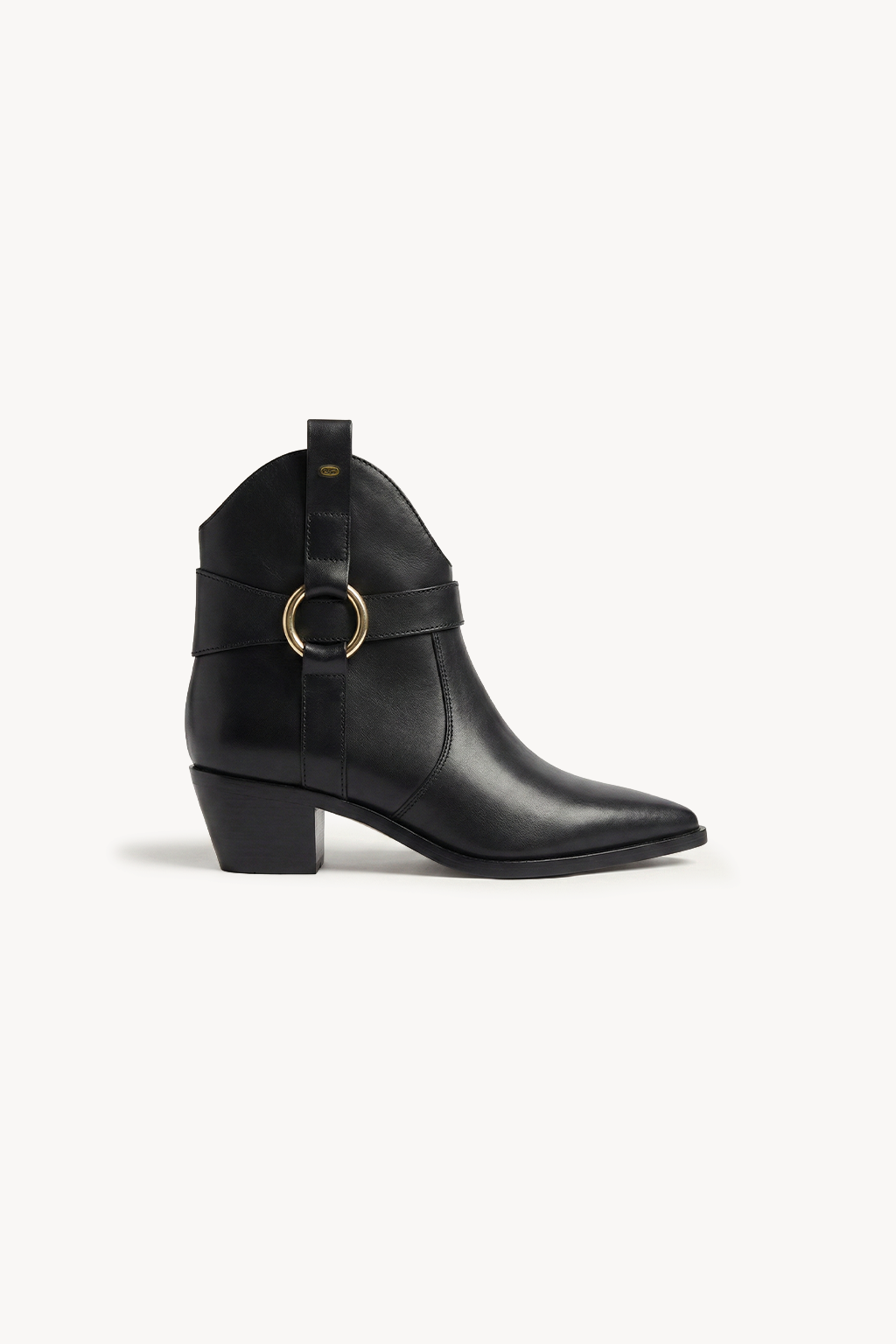 Vael – Saddled with Ring Ankle Boots, Brown — 03 side profile