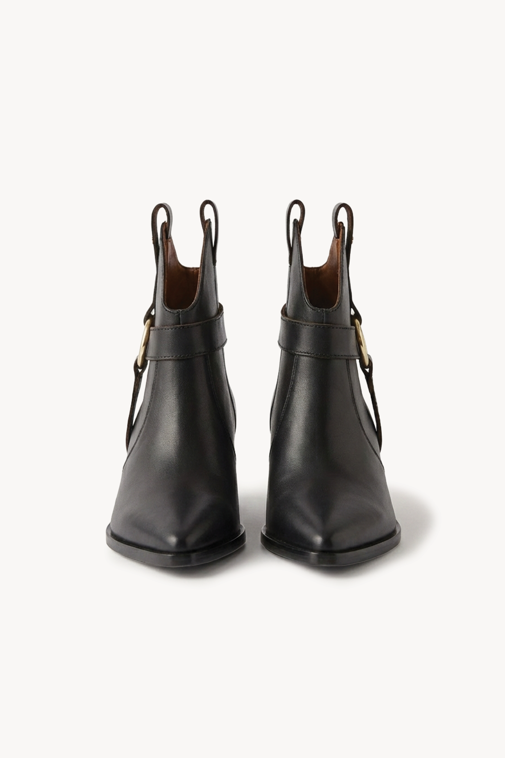 Vael – Saddled with Ring Ankle Boots, Brown — 01 pair