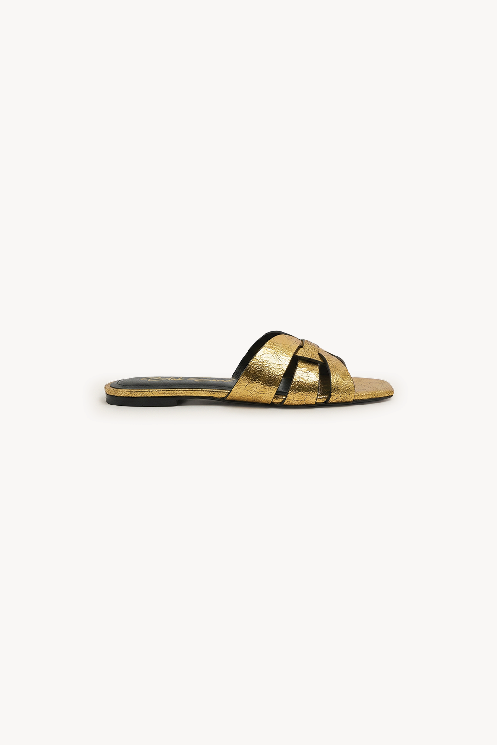 Terravera BS – Artisan Comfort Sandals, Gold — 01 side profile