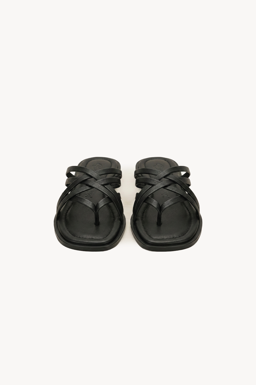 Velare Sandal, Black — 04 three-quarter