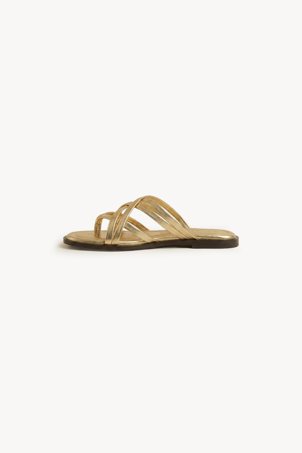 Velare Sandal, Gold — 02 side profile 2