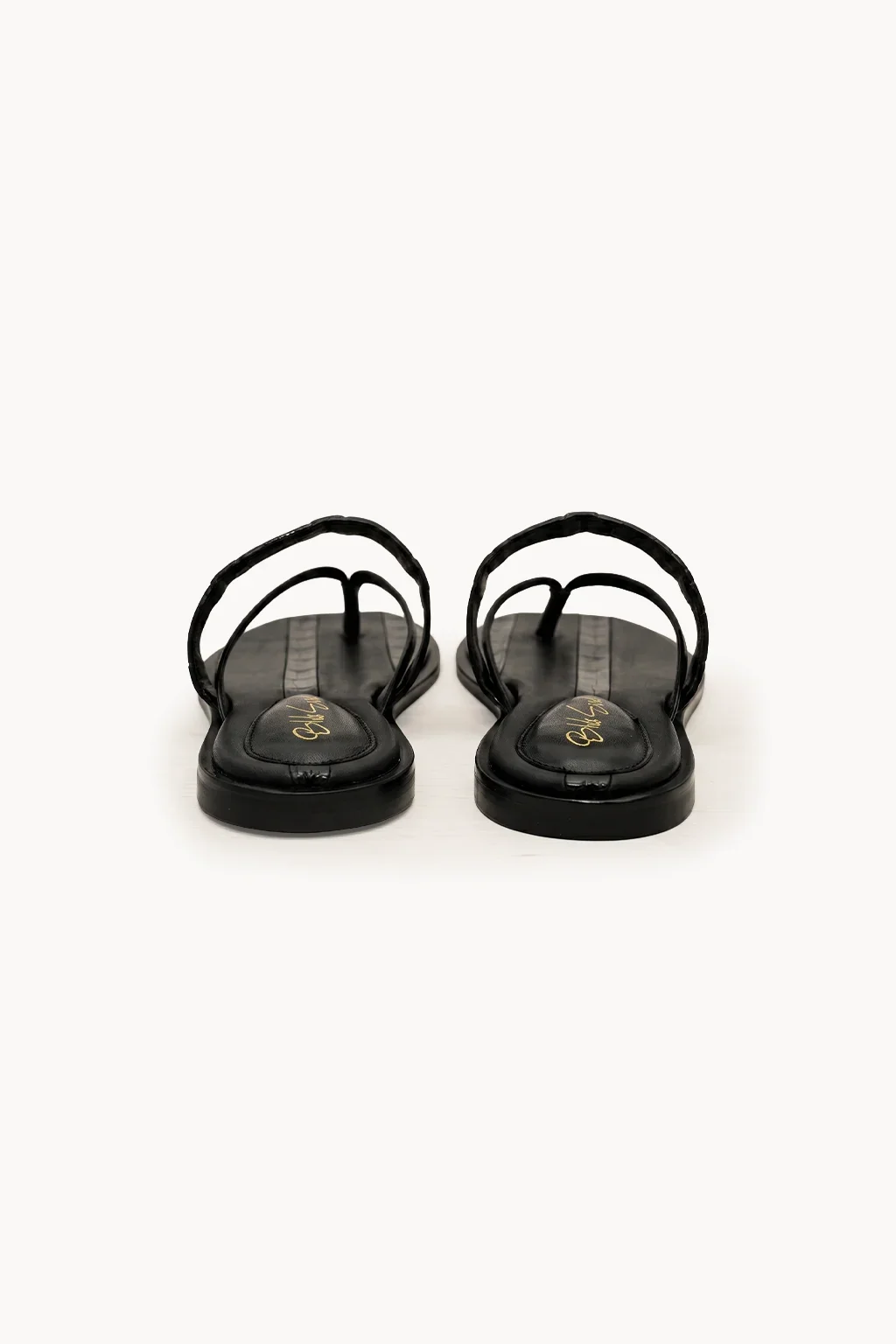 Venezia Intreccio Rosso Flat, Black — 05 back