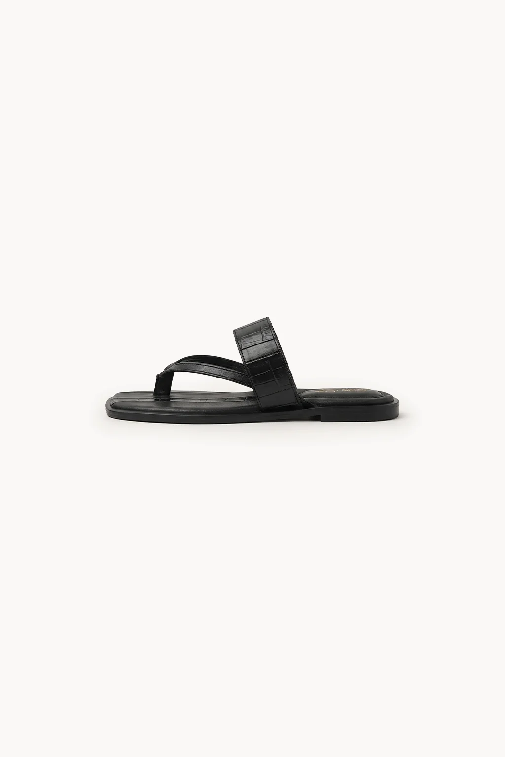 Venezia Intreccio Rosso Flat, Black — 02 side profile 2