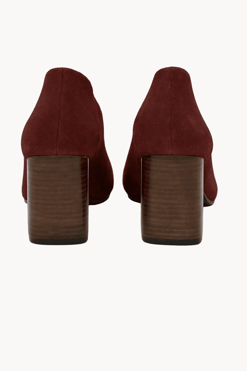 Aurelia Oro Block Heel, Burgundy — 05 back